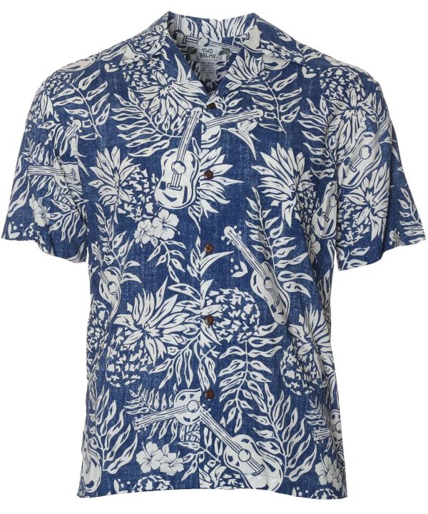 Men's Hawaiian Shirt - Makaha Folded Collar Polyester Print Casual Summer Shirt