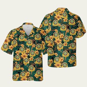 1144th Transportation Battalion Hawaiian Shirt with Army Unit Design