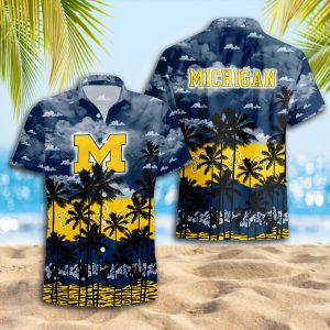 Michigan Wolverines Hawaiian Shirt 2025 for Men and Women - Summer Fan Apparel