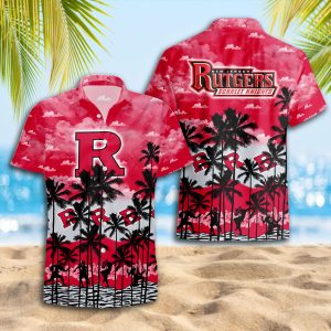 Rutgers Scarlet Knights Hawaiian Shirt 2025 for Men and Women - Summer Fan Apparel