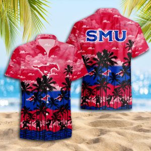 SMU Mustangs Hawaiian Shirt 2025 for Men and Women - Summer Fan Apparel