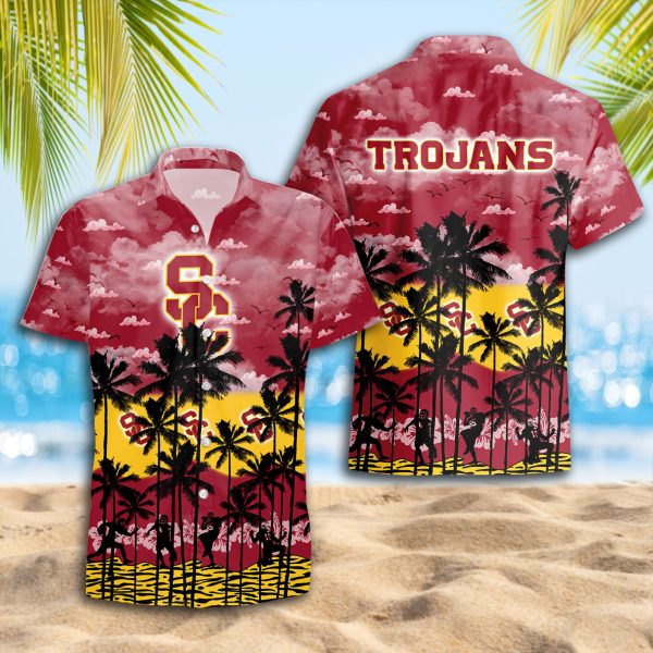 USC Trojans Hawaiian Shirt 2025 for Men and Women - Summer Fan Apparel