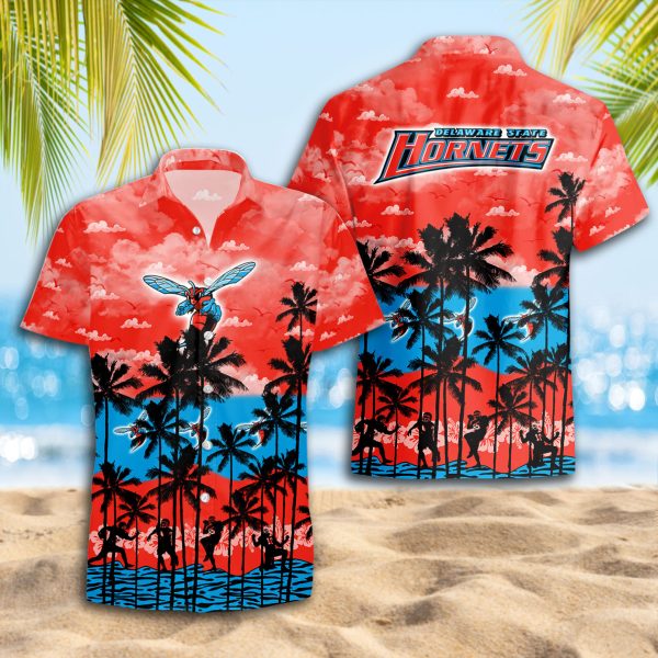 Delaware State Hornets Hawaiian Shirt 2025 for Men and Women - Summer Fan Apparel