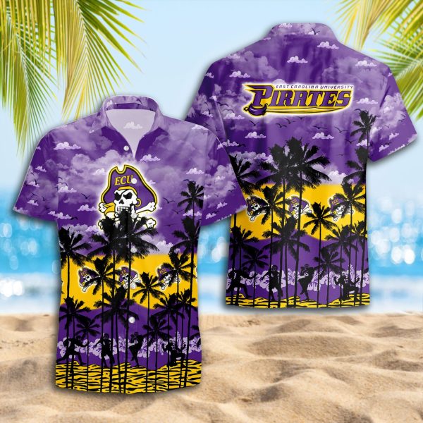 East Carolina Pirates Hawaiian Shirt 2025 for Men and Women - Summer Fan Apparel