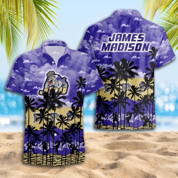 James Madison Hawaiian Shirt 2025 for Men and Women - Summer Fan Apparel