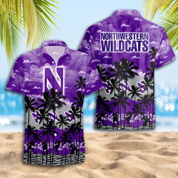 Northwestern Wildcats Hawaiian Shirt 2025 for Men and Women - Summer Fan Apparel