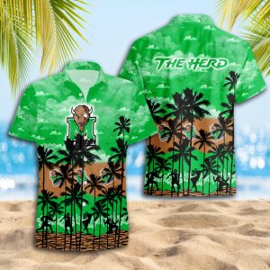Marshall Thundering Herd Hawaiian Shirt 2025 for Men and Women - Summer Fan Apparel