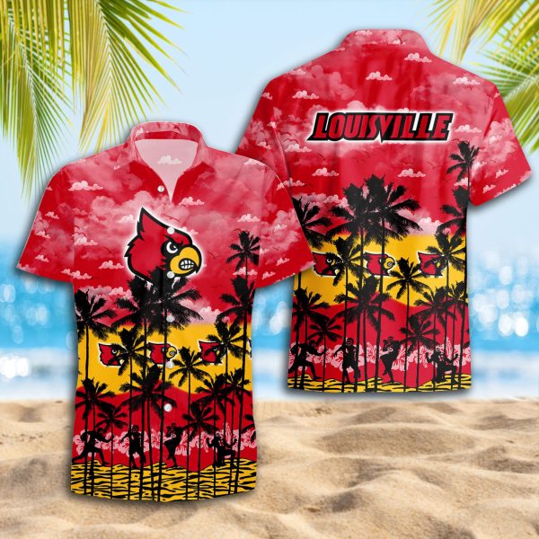 Louisville Cardinals Hawaiian Shirt 2025 for Men and Women - Summer Fan Apparel