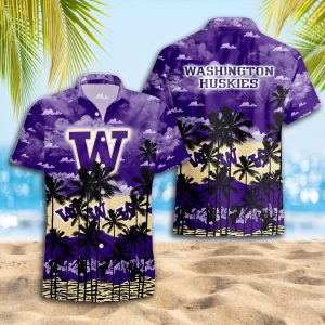 Washington Huskies Hawaiian Shirt 2025 for Men and Women - Summer Fan Apparel