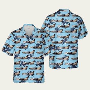 198Th Tactical Fighter Squadron A 7D Corsair Ii Hawaiian Shirt