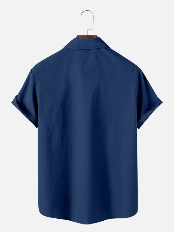 Men's Hawaiian Shirt - Automotive Stripe Design Racing-Inspired Summer Shirt - Image 2