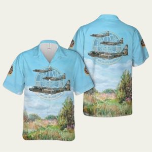 Air Force 15Th Special Operations Squadron Mc 130H Combat Talon Ii Hawaiian Shirt