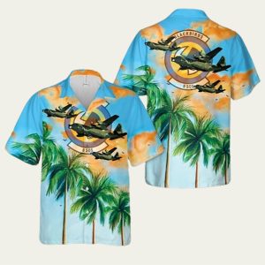 Air Force 8Th Special Operations Squadron Lockheed Hawaiian Shirt
