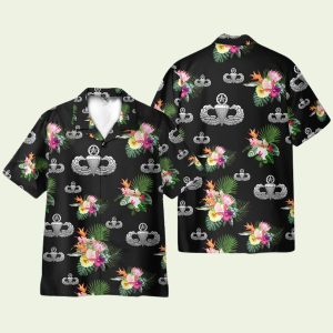 Air Force Master Parachutist Badge Hawaiian Shirt