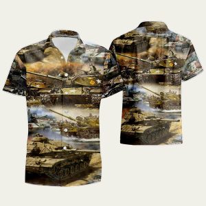 Amazing Us Army M60A1 Tank Hawaiian Shirt