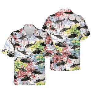 Army uh 60 black hawk veteran hawaiian shirt Hawaiian Shirt
