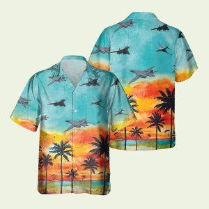 B1 Lancer Coconut Palm Trees Pattern Hawaiian Shirt