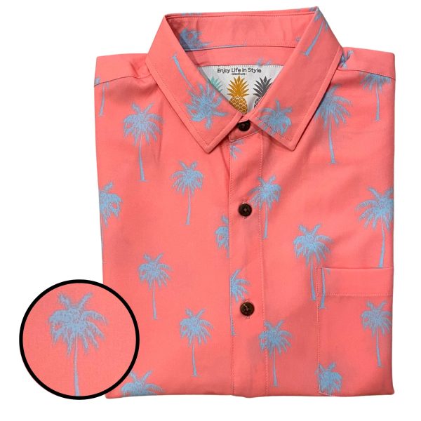 Men's Hawaiian Shirt - Boogie Nights Print Polyester Tropical Summer Shirt