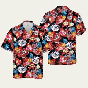Busch light apple tropical flower hawaiian shirt Hawaiian Shirt