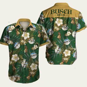 Busch light beer hunting mallard beach wear hawaiian shirt Hawaiian Shirt