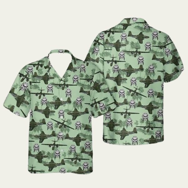 Douglas A 20G Havoc Us Air Force Hawaiian Shirt