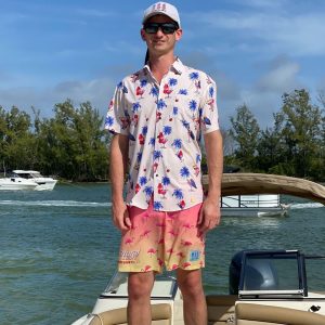 Men's Hawaiian Shirt - Drinks on Me Print Polyester Casual Summer Shirt