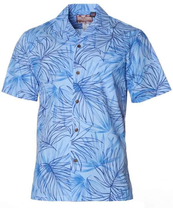 Men's Hawaiian Shirt - Tropical Aloha Polyester Print Casual Summer Shirt