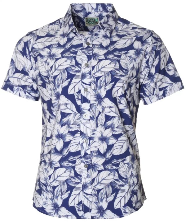 Men's Hawaiian Shirt - Wrinkle-Free Resort Polyester Aloha Print Casual Summer Shirt