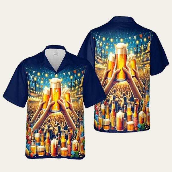 International Beer Day Hawaiian Shirt