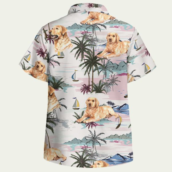 Labrador Retriever Tropical Summer Hawaiian Shirt - Image 2