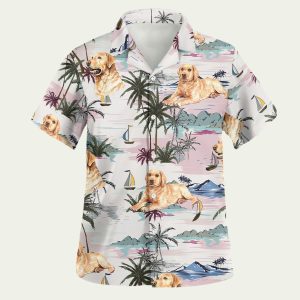 Labrador Retriever Tropical Summer Hawaiian Shirt