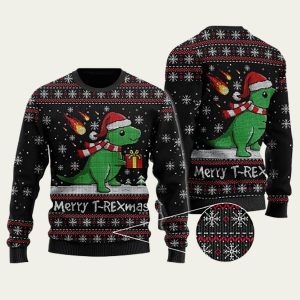 Merry Ugly Christmas Sweater Hawaiian Shirt