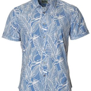 Men's Hawaiian Shirt - Tropical Island Resort Aloha Polyester Print Casual Summer Shirt