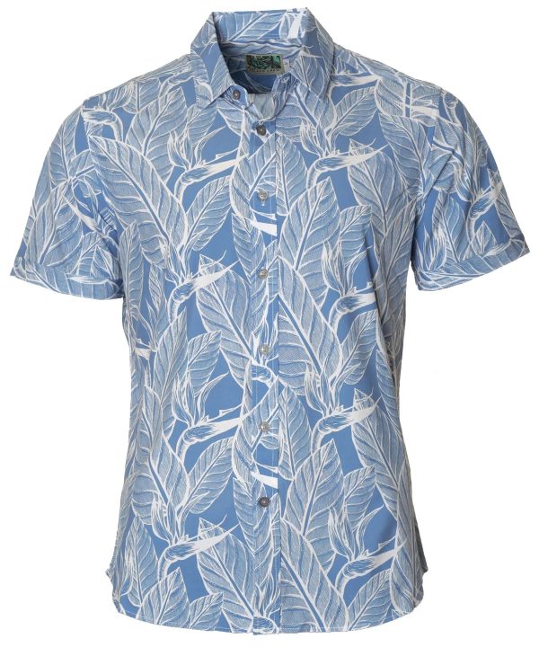 Men's Hawaiian Shirt - Tropical Island Resort Aloha Polyester Print Casual Summer Shirt