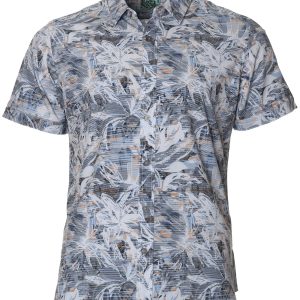 Men's Hawaiian Shirt - Button Up Aloha Resort Polyester Print Casual Summer Shirt