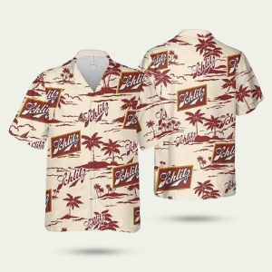 Schlitz beer beach pattern hawaiian shirt Hawaiian Shirt