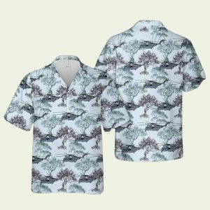 UH-60 Black Hawk Hawaiian Shirt Featuring Air Assault Tribute