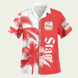 Stag Beer Palm Tree Hawaiian Shirt