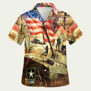 Tank army Hawaiian Shirt