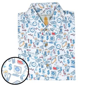 Men's Hawaiian Shirt - The Compound Print Polyester Casual Summer Shirt