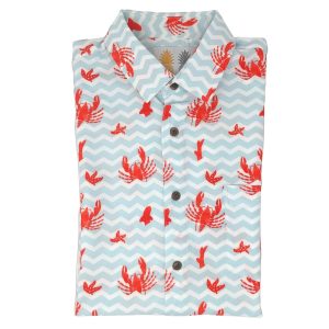 Men's Hawaiian Shirt - The Kramer Print Polyester Casual Summer Shirt