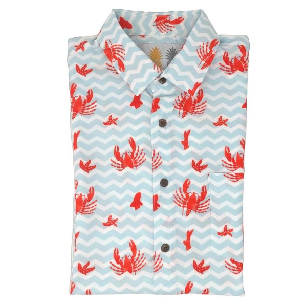 Men's Hawaiian Shirt - The Kramer Print Polyester Casual Summer Shirt