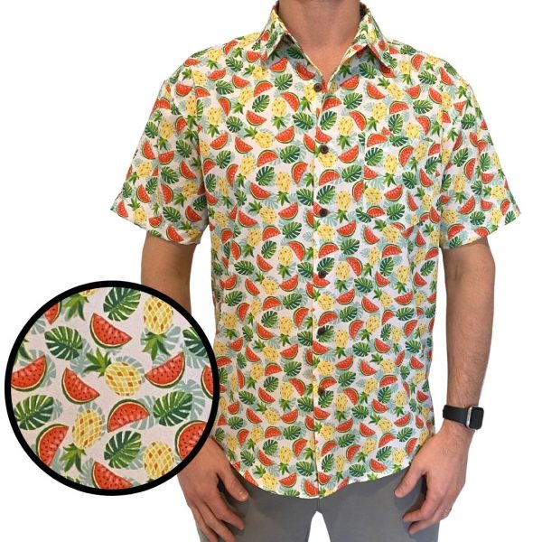 Men's Hawaiian Shirt - Waist Management Print Polyester Casual Summer Shirt - Image 2