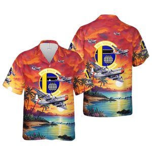 Us Air Force 305Th Rescue Squadron Boeing C 97G Stratofreighter Hawaiian Shirt