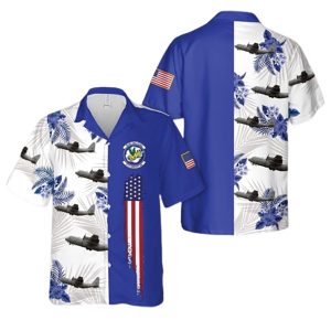Us Air Force 37Th Airlift Squadron C 130J Super Hercules Hawaiian Shirt