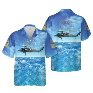 UH-60 Black Hawk Hawaiian Shirt Featuring Air Assault Tribute