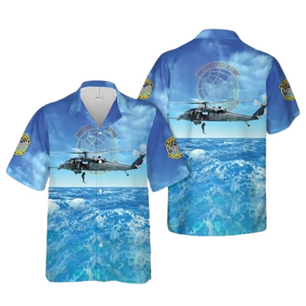 UH-60 Black Hawk Hawaiian Shirt Featuring Air Assault Tribute