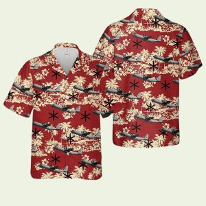 Us Air Force 39Th Airlift Squadron Lockheed Super Hercules Hawaiian Shirt