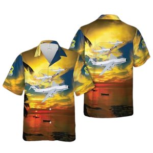 Us Air Force 436Th Maw C 5A Galaxy Hawaiian Shirt