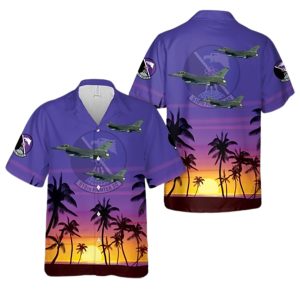 Us Air Force 510Th Fighter Squadron F 16C Hawaiian Shirt
